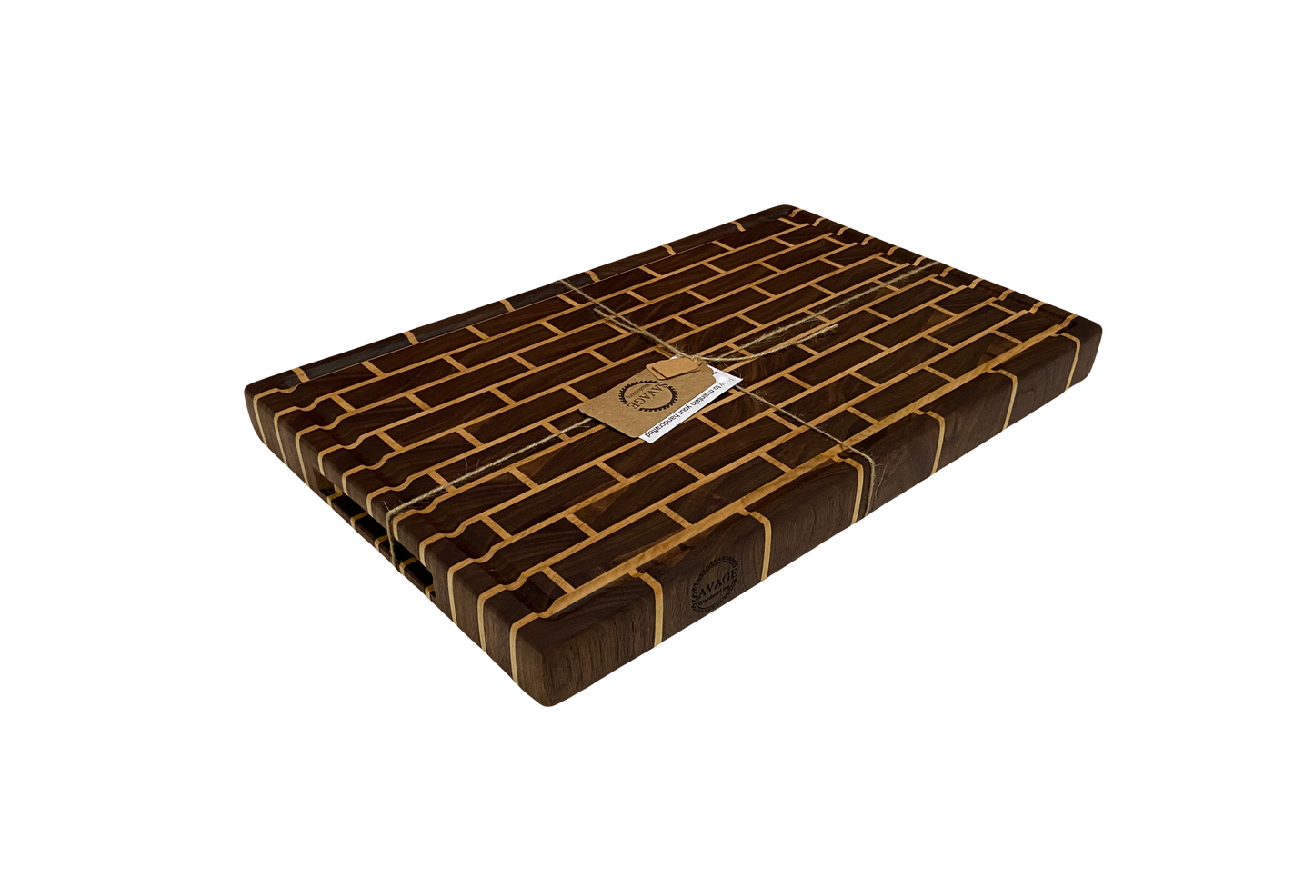 Cutting Board, End Grain Brick Pattern - FREE SHIPPING