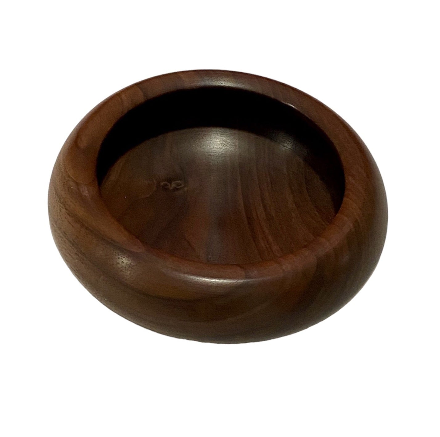 Handcrafted Black Walnut bowl, Beautiful curved bowl, FREE SHIPPING