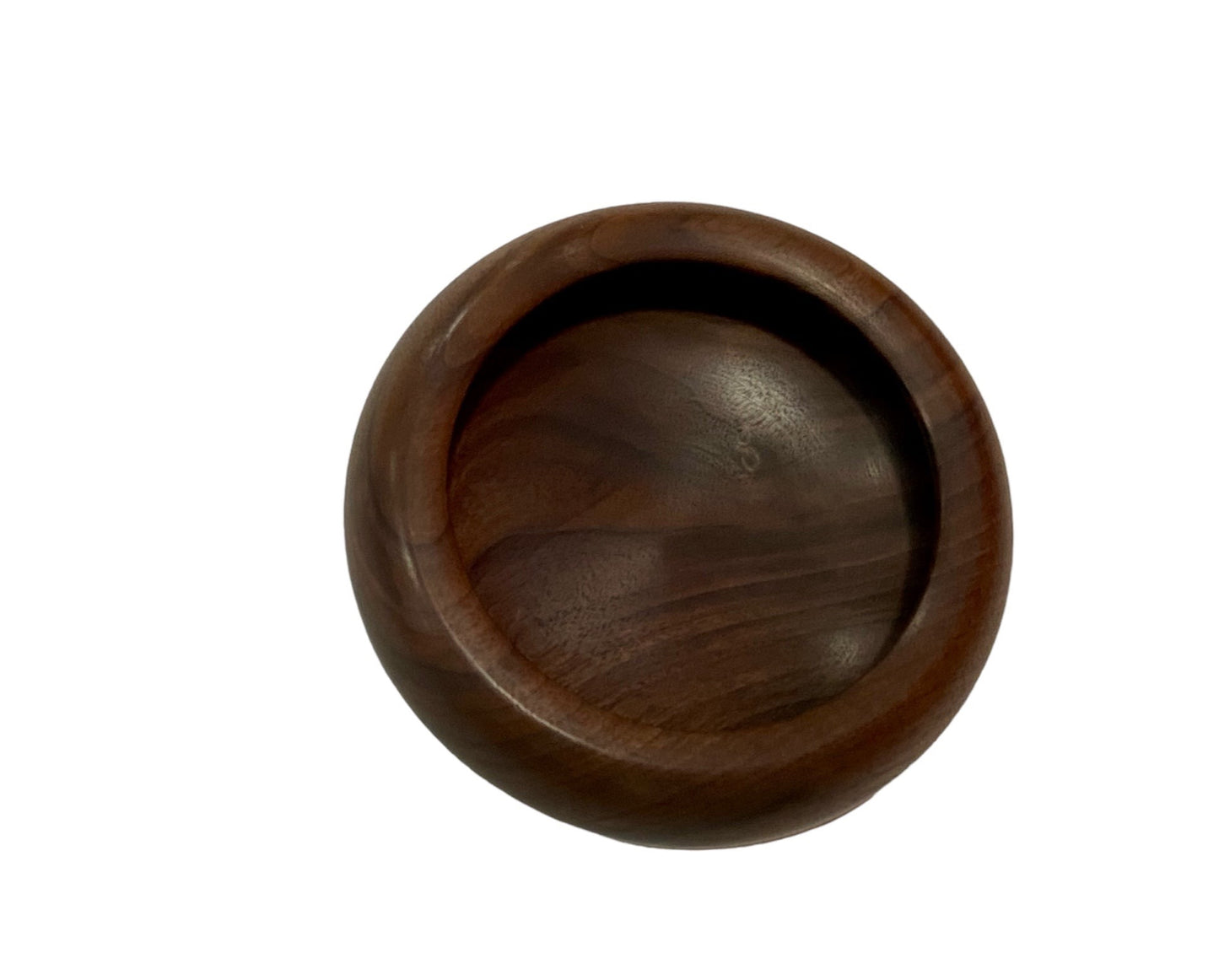 Handcrafted Black Walnut bowl, Beautiful curved bowl, FREE SHIPPING