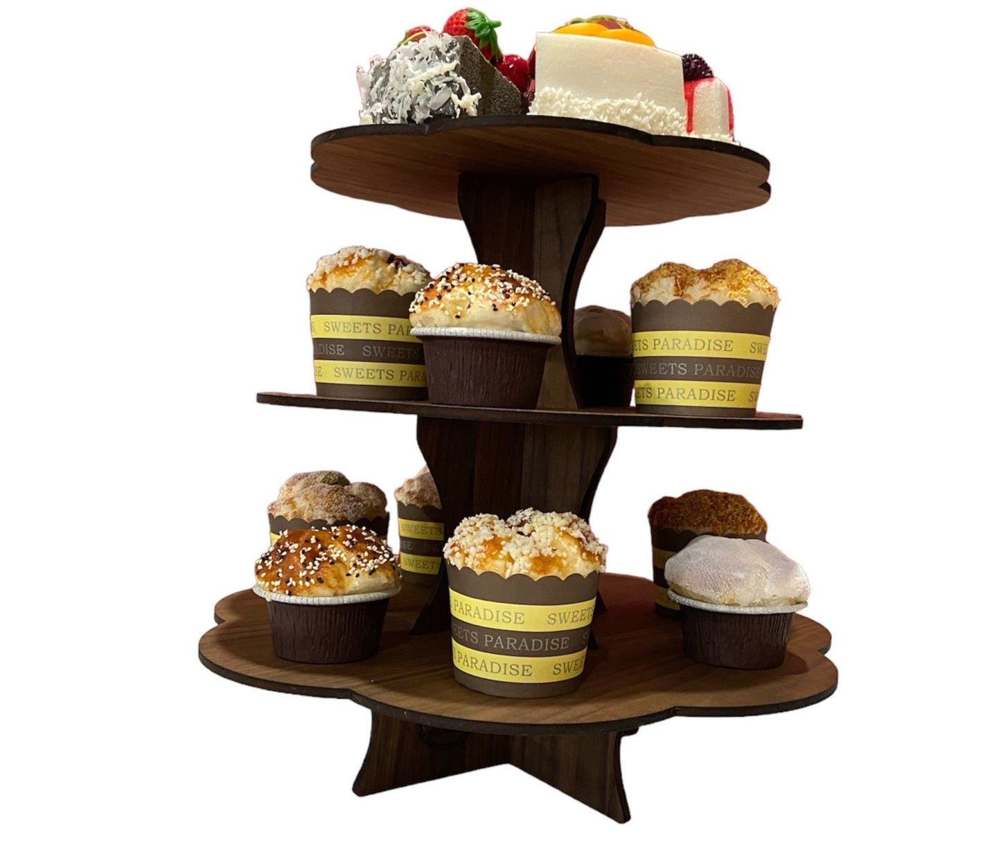 Cupcake Three Tier Display - Easy Storage System - FREE SHIPPING