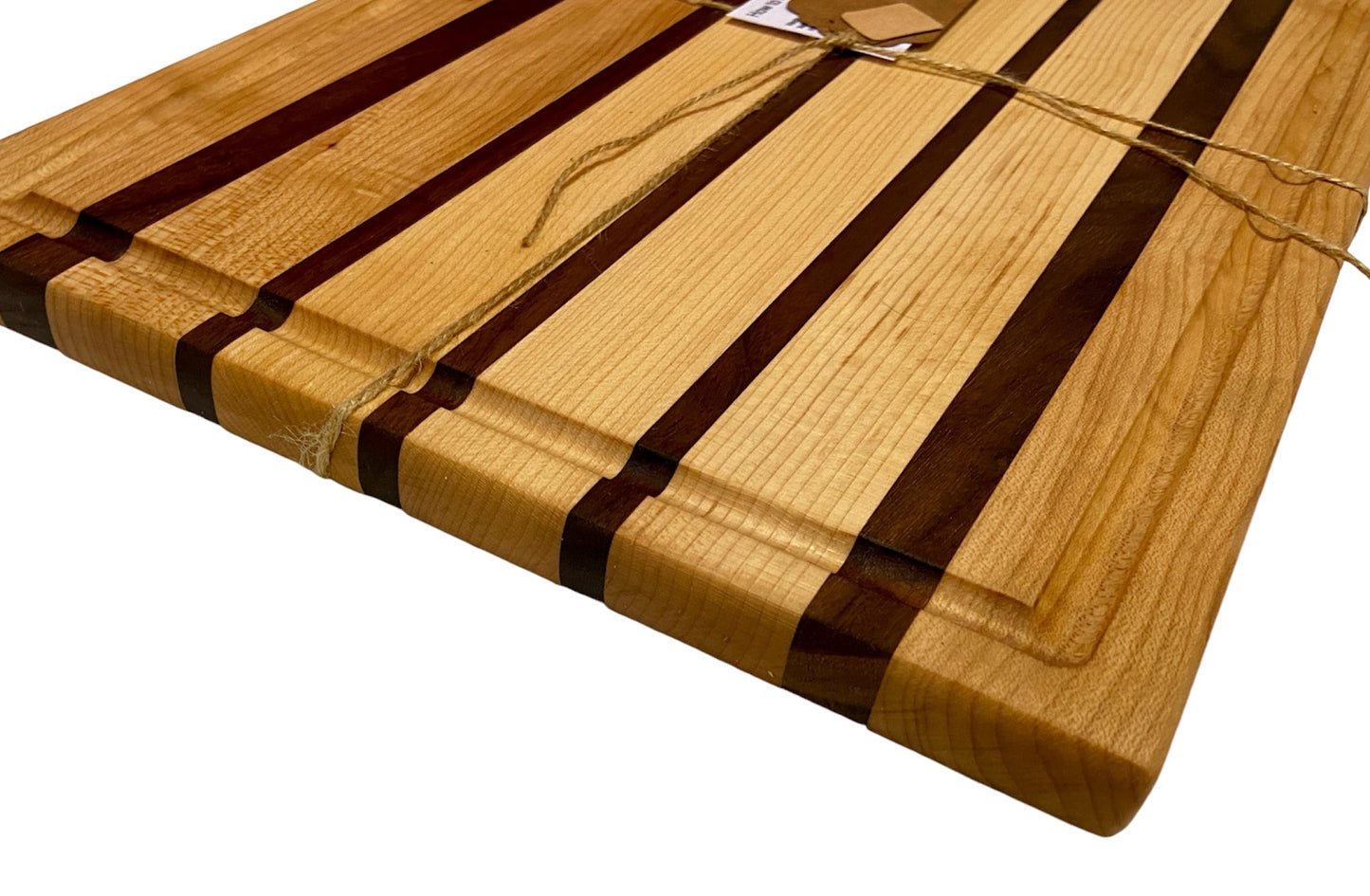 Cutting Board - Edge Grain Hard Maple / Black Walnut - FREE SHIPPING