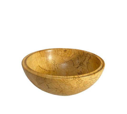 Spalted Maple Bowl - 9 1/2" x 3 1/2" - FREE SHIPPING